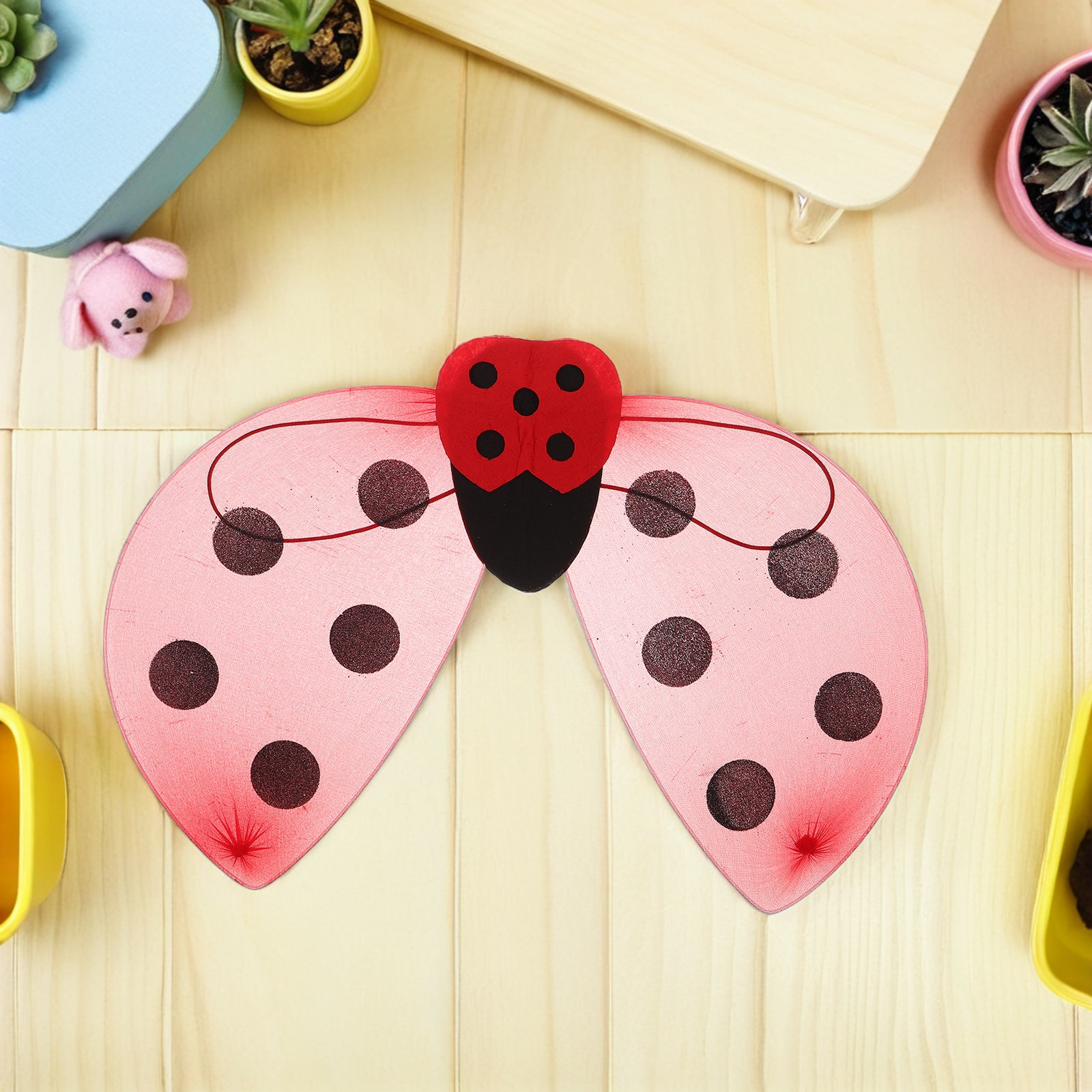 Easy Cosplay Prop - Alas de mariquita para disfraces, accesorio