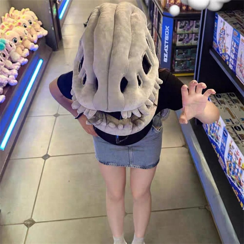 Easy Cosplay Prop - Máscara de esqueleto de dinosaurio con