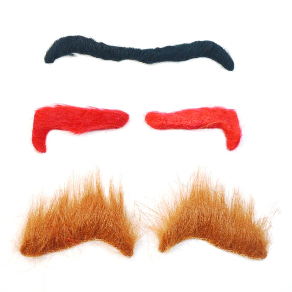 Easy Cosplay Prop - 3 unidades de cejas postizas de