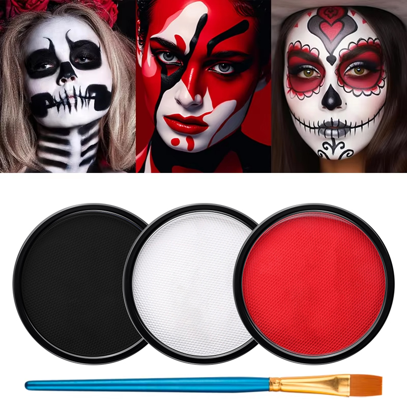 Juego de 3 pinturas faciales a - Cosplay Prop Paint reseña y precio