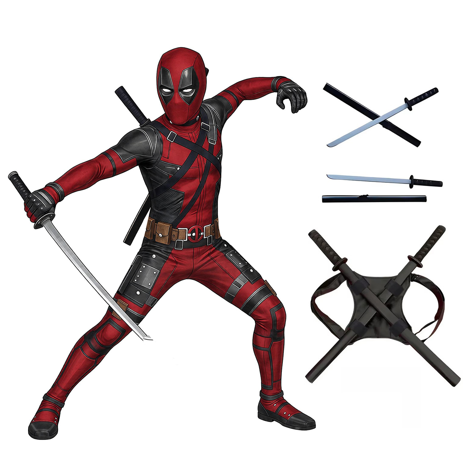 Disfraz de Cosplay de Deadpool - Cosplay Prop Dagger reseña y precio
